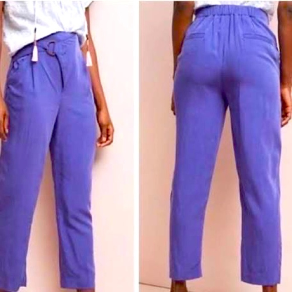 EUC Anthropologie Cross-Front Cupro Pants